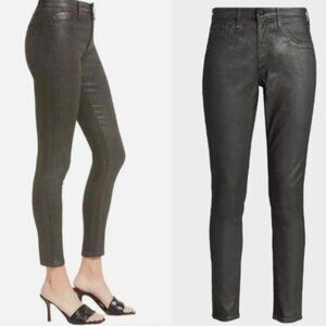 AG Adriano Goldschmied The Legging Ankle Coated Gray Skinny Jeans Women’s 27